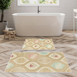 Mijölnir Juego de alfombrillas de baño Kt458 Multicolor